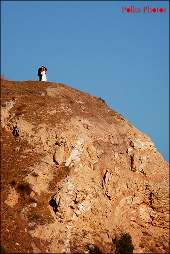 Los Angeles wedding bride groom portrait