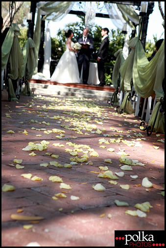 wedding ceremony photography Padua Hills Theatre Claremont California