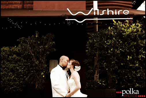 wedding bride groom Santa Monica Wilshire Restaurant