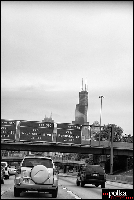 travel photography, Chicago, downtown, signs