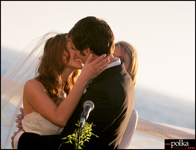 Orange County wedding photographer, Orange County wedding photography, first kiss