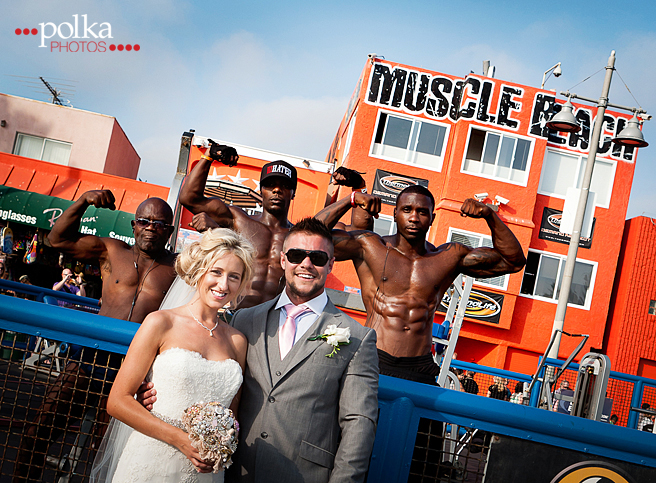 Muscle Beach Wedding