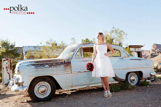 destination wedding; circus; ghost town; vintage; wedding; las vegas; las vegas wedding; circus wedding; rustic, antique car