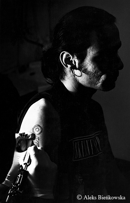 tattoo artist, Krakow, Poland, tattoos, film, black & white photography, photojournalism