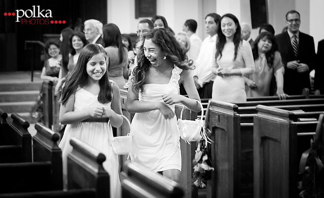 flower girls laughing 091214