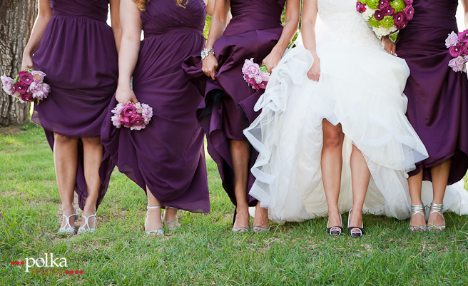 bridesmaids, Los Angeles wedding photographer, purple wedding
